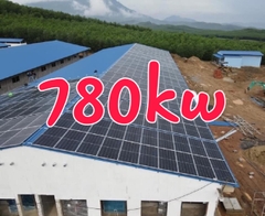 Báo giá hệ thống điện mặt trời 780kw