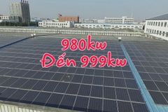 Báo giá hệ thống điện mặt trời 980kw