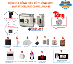 Bộ Khóa Cổng Điện Tử Thông Minh Smartdorlock CL-6001PRO-S3