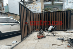 Công lùa Cong vuông Góc điều khiển tự động | Thiết kế độc đáo mẫu cổng xu hướng hiện đại