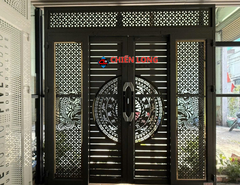 Cửa trượt quay Trống đồng, Cá chép - Tiện dụng tăng không gian sống hiện đại