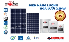 Báo giá nguyên bộ điện năng lượng Mặt trời Hòa lưới 2.2KW