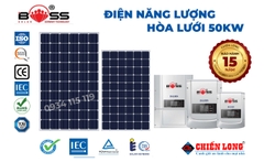 Báo giá điện năng lượng mặt trời 50KW Hòa lưới hoặc lưu trữ | Rẻ hơn thị trường 20%