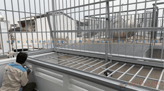 Giếng trời tự động thông minh Lật mở. tự đóng khi có mưa