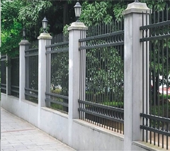 Hàng rào sắt thiết kế đẹp hiên đại CL00024