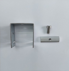 Pát chữ U 50x50 kẹp dưới pin mặt trời | Ốc Lục giác Inox 304 | Giá Sỉ Rẻ nhất