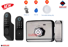 Khóa Cổng thông minh sử dụng Pin Vân Tay Mã Số Thẻ Từ Remote Smartdorlock  CL-IDL8B