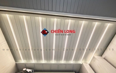 Mái nhôm xếp lật tự động giếng trời | Thi công trọn gói – Báo giá 2026