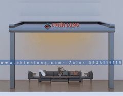 Mái Xếp Khung Nhôm Nhập Khẩu Cao Cấp – Chống Nắng Mưa, Thiết Kế Sang Trọng