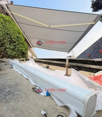 Mái Hiên Tự Động Thông Minh 5.5m x 3m Cao Cấp Nhập Khẩu Hiện Đại