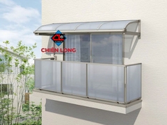Mái hiên khung nhôm cường lực polycarbonate - giải pháp cho không ngoài trời lý tưởng bốn mùa