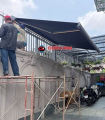 Mái Hiên Tự Động DQB Nhập Khẩu 100% 3.05m x 2.5m | LED Cao Cấp Q12