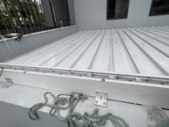 Mái nhôm xếp lật tự động - Hệ áp mái - Nhập khẩu