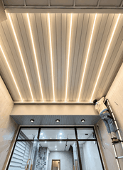 Mái Nhôm Xếp Lật Tự Động Sân Trước 2.5x5.4m