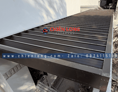 Mái Nhôm Xếp Trượt Tự Động 2.5x10m Chống Nắng Mưa 100%