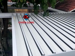 Mái nhôm xếp trượt Ziczac tự động CSFB - 03 - sản phẩm chất lượng Châu Âu nhập khẩu 100%