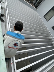Công trình lắp đặt mái nhôm xếp tự động chống nắng, chống mưa tại Đồng Nai