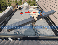 Mái Nhôm Xếp Trượt Ziczac Tự Động 3m x 4m | Giá Tốt – Lắp Đặt Nhanh