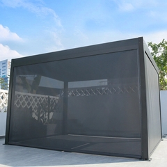 Nhà mát mái xếp Pergola Aluminum hiện đại, đẳng cấp Châu Âu