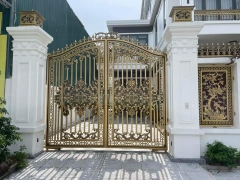 Mẫu cổng nhôm đúc 2 cánh đẹp mã số CL22021