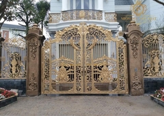 Mẫu cổng sắt nhôm mỹ thuật mã số CL20021