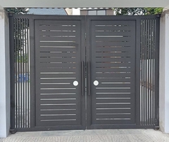 Mẫu cổng sắt 2 cánh CL9100 - Thiết kế xu hướng hiện đại