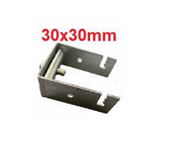 Pát chữ U 30x30 Thép mạ kẽm kẹp dưới pin mặt trời | Lục giác Inox 304 | Giá Sỉ Rẻ Nhất