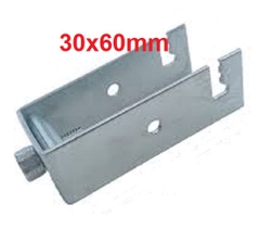 Pát chữ U 30x60 kẹp dưới pin mặt trời Lục giác Inox 304 | Giá Sỉ Rẻ Nhất