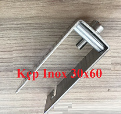 Pat U 30x60 kẹp pin mặt trời chất liệu Inox 304 New