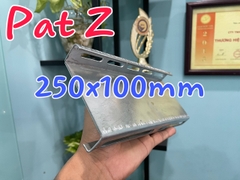 Pát sắt chữ Z 250x100x2mm Áp mái tôn  (Nhún Nóng) Giá Sỉ Rẻ Nhất