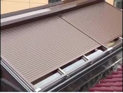 Báo giá mái nhôm cuốn tự động ngoài trời (Skylight ALu Tự Động) công nghệ hiện đại tiêu chuẩn Châu Âu