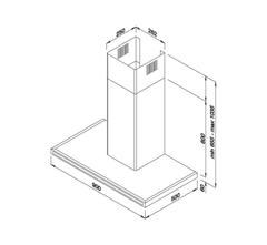 Máy hút khói khử mùi Zeta K1573