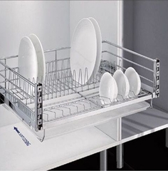 GIÁ BÁT ĐĨA NAN ÂM TỦ, GẮN CÁNH, RAY GIẢM CHẤN