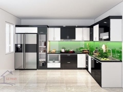 TỦ BẾP NHỰA PHỦ LAMINATE LN02