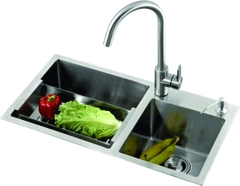 chậu đúc inox korea 04