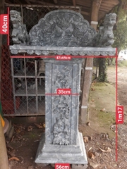 Cây hương bê tông, ban thờ ngoài trời