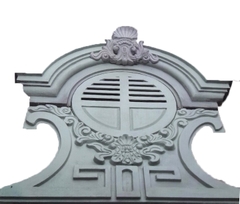 Cửa chớp vòm mái vát 105x100cm