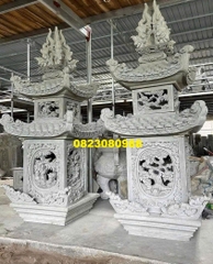 BỘ ĐẦU CỘT ĐỒNG TRỤ NHÀ THỜ, ĐẦU CỘT ĐÈN XI MĂNG