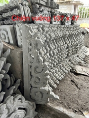 Triện góc vuông xi măng