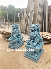 Con lân, sư tử bê tông giả đá