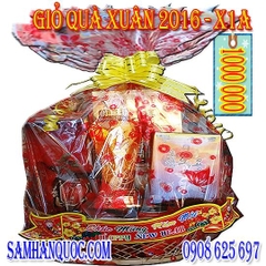 Giỏ quà biếu nhân sâm tết 2