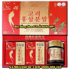 TPCN: Bột Hồng Sâm 6 tuổi KGS thượng hạng 1 hũ x 60gr