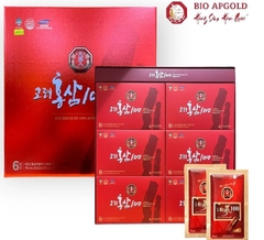 Nước Hồng Sâm 100 Bio Korea 30gói x 70ml