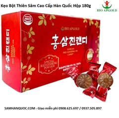 Kẹo Bột Thiên Sâm Cao Cấp Hàn Quốc Hộp 180g - BIO APGOLD