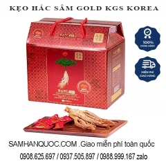Kẹo Hắc Sâm KGS Gold Hàn Quốc 1000G (Hộp 4 túi x 250g)