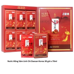 Nước Hồng Sâm Linh Chi Daesan Korea 30 gói x 70ml