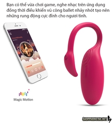 Trứng rung không dây kết nối bluetooth-Vũ công thiên nga MaGic Motion