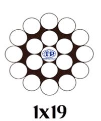 Cáp cứng viễn thông 1x19