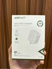 Sạc ACEFAST PD3.0 32W 2 cổng USB-C+USB-A (US) - A7