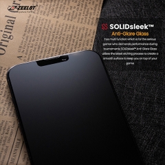CƯỜNG LỰC IPHONE 13 PRO MAX ZEELOT SOLIDSLEEK DÁN CHỐNG VÂN TAY VIỀN ĐEN